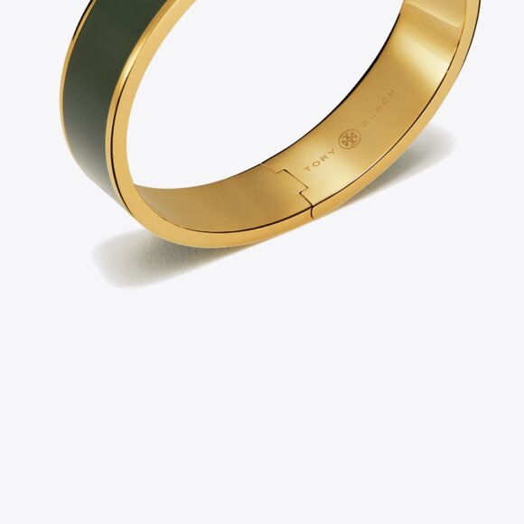 Tory Burch Kira Braclet, Pine Tree (Green) and Tory Gold - Picture 2 of 2